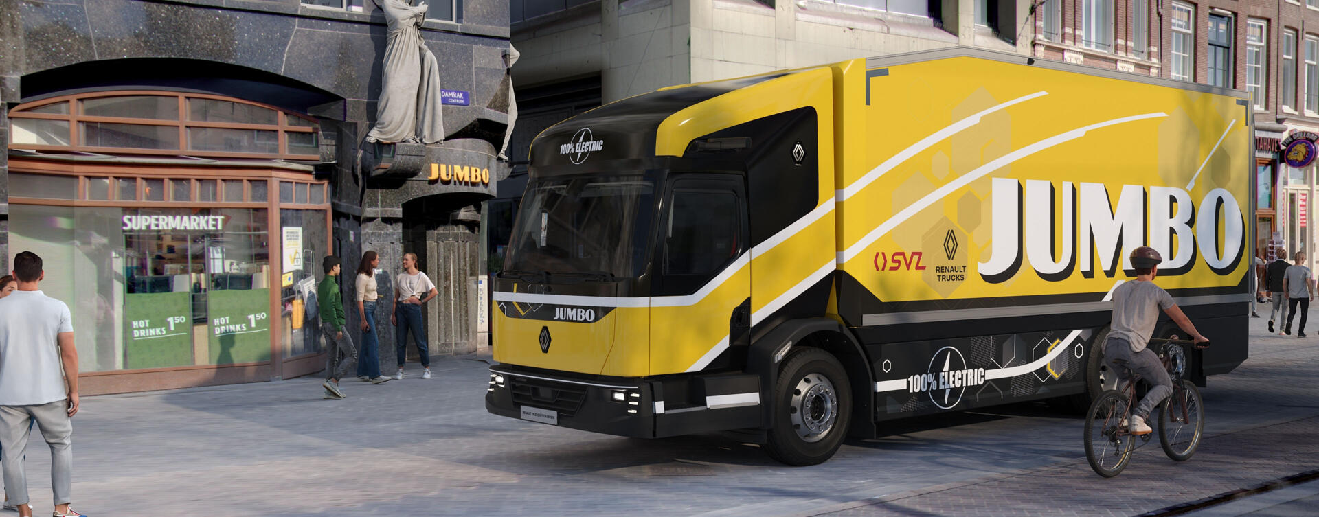 Renault Trucks, Jumbo en SVZ testen nieuwe elektrische truck voor stadslogistiek