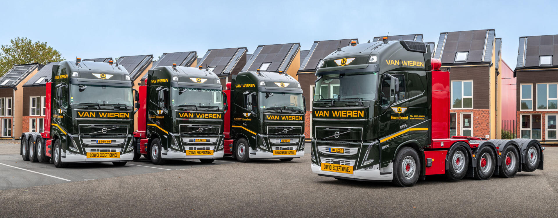 Van Wieren Special zet vier nieuwe Volvo FH16-trekkers in voor zwaar en speciaal transport