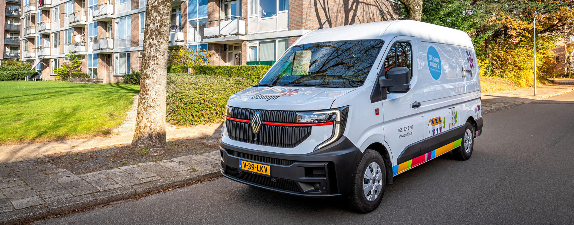 Hoe woningcorporatie Domijn overschakelt op een elektrisch wagenpark met Renault Master E-Tech