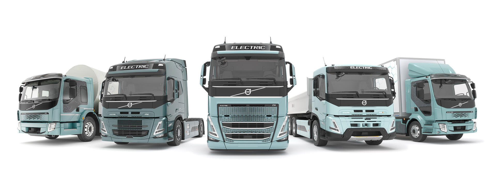 Complete reeks elektrische Volvo-trucks beschikbaar in 2021