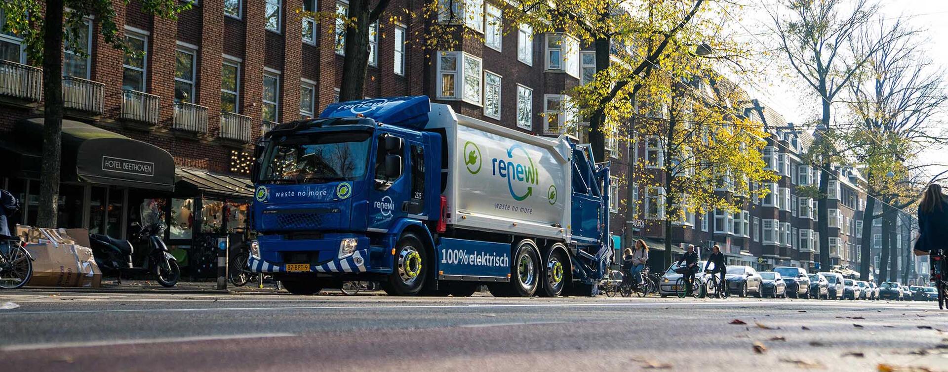 Renewi zamelt afval in met Volvo FE Electric