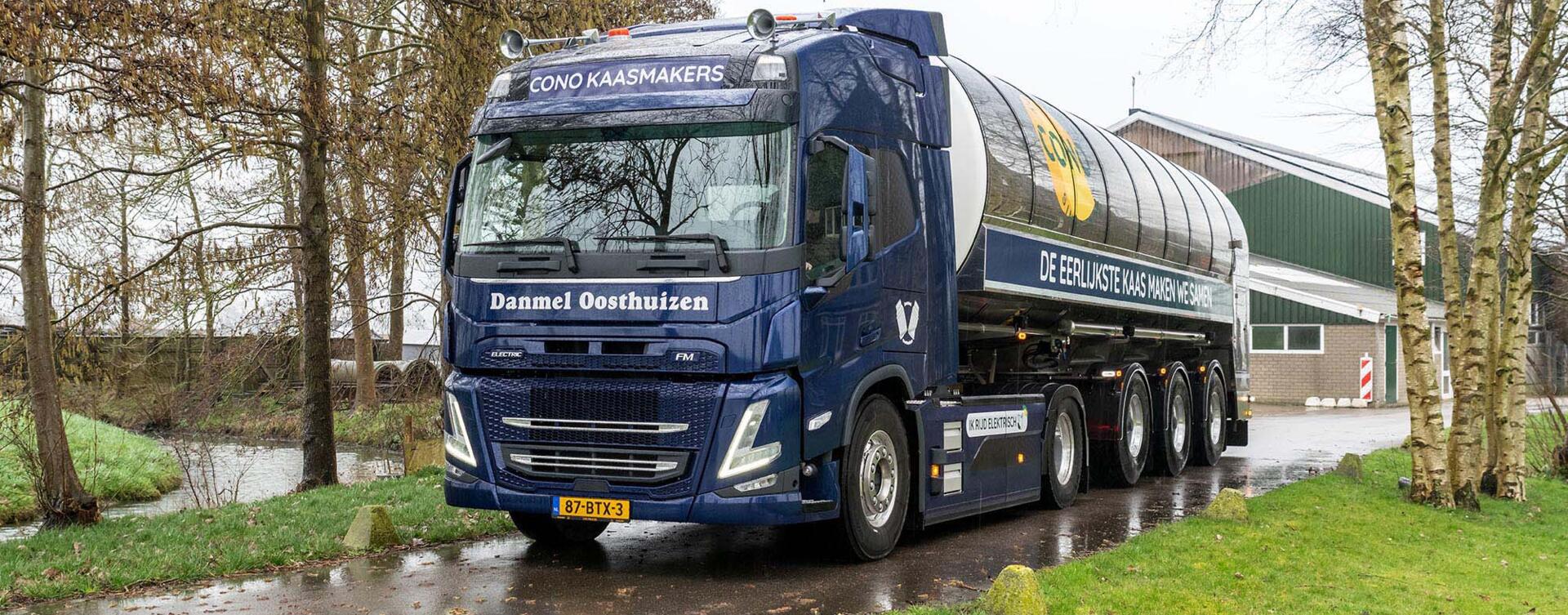 Primeur: Danmel Transport eerste RMO-rijder met een Volvo FM Electric