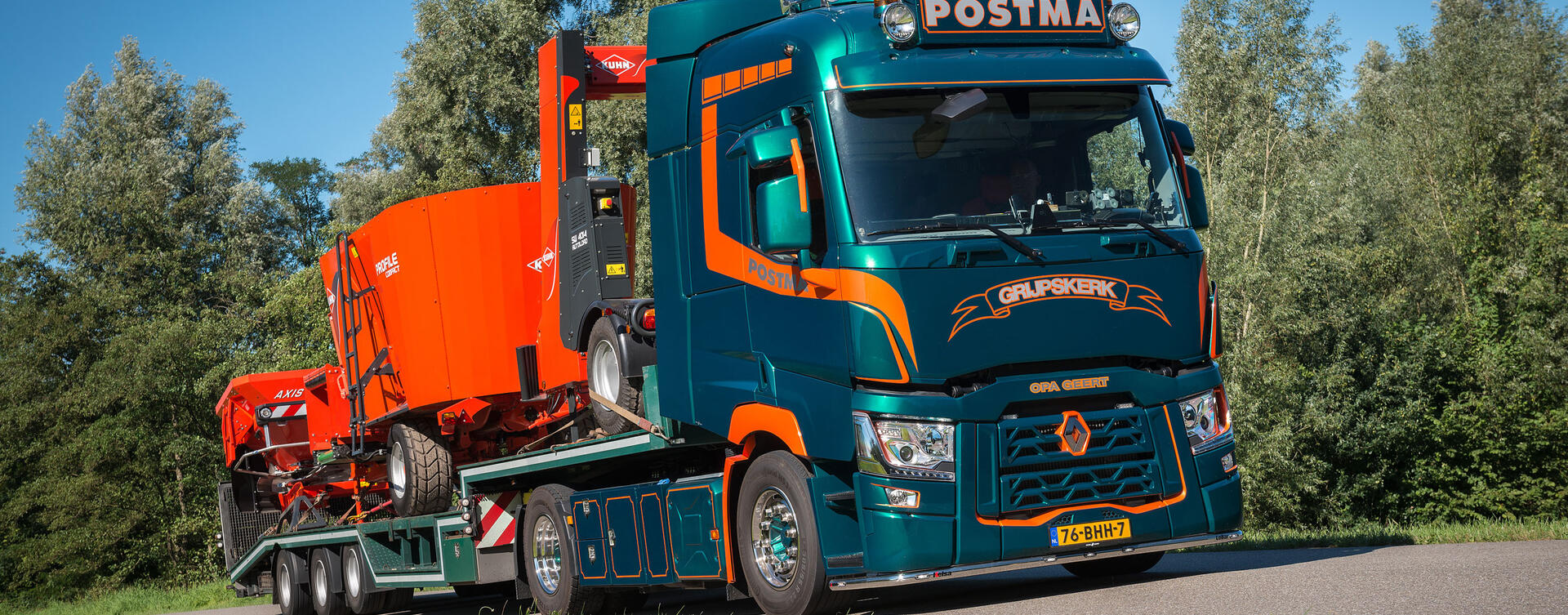  Postma Grijpskerk kiest voor de uitstraling van de Renault Trucks T