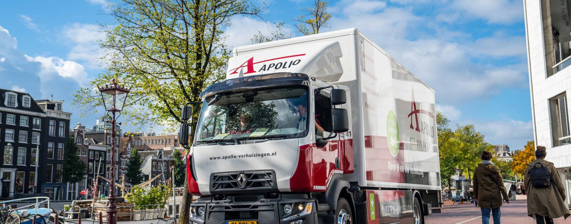 Apollo Verhuizingen kiest voor duurzaam verhuizen met Renault Trucks D Z.E.