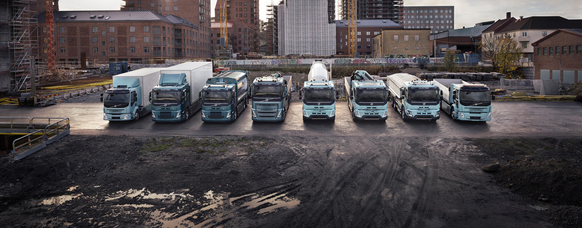 Volvo biedt elektrische trucks voor de bouwsector