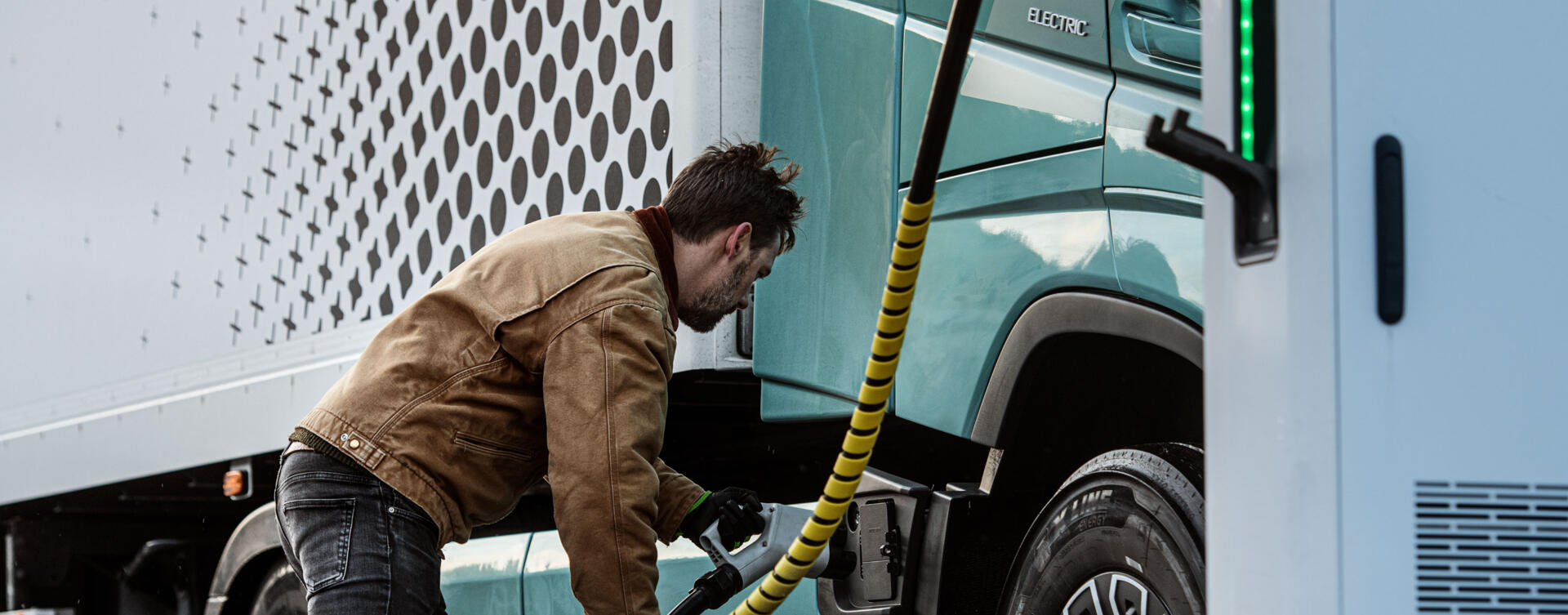 Laadinfra voor truck of bedrijfswagen