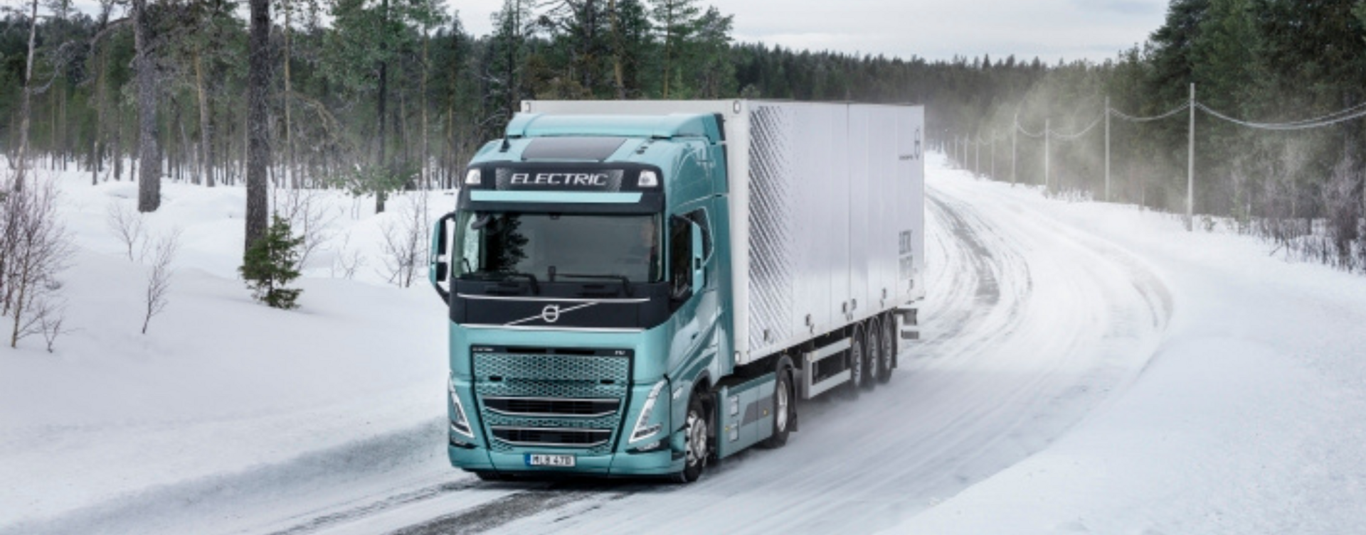 Strenge wintertests voor elektrische Volvo-trucks