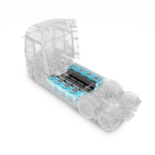 Renault Trucks E-Tech T 780 electric batteries
