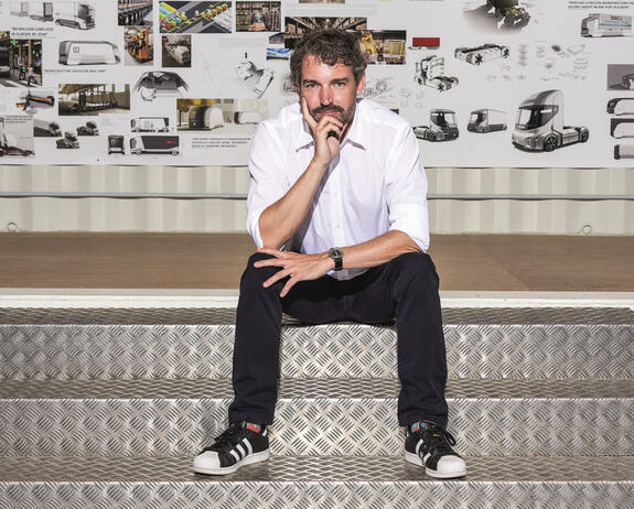 Paul Daintree, Design Director bij Renault Trucks Paul Daintree, Design Director bij Renault Trucks