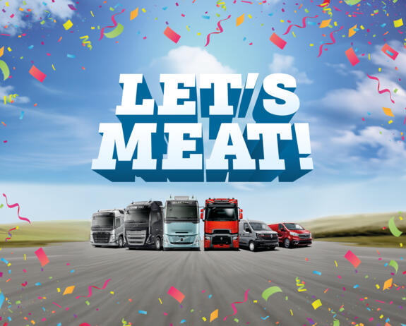 Open Dag beeld met tekst Let's meat liggend