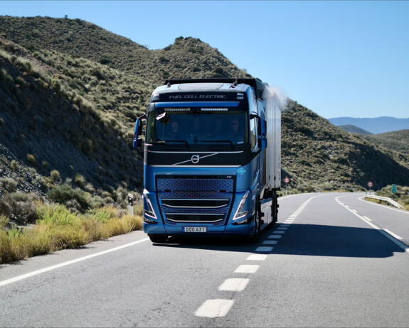 Volvo Trucks waterstoftruck header