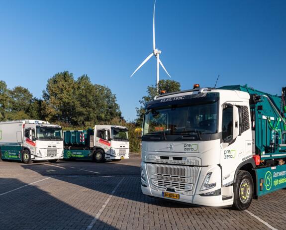 Volvo FM Electric portaalauto PreZero Volvo FM Electric portaalauto PreZero
