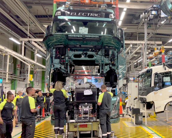 Volvo Trucks serieproductie zware elektrische trucks Volvo Trucks serieproductie zware elektrische trucks