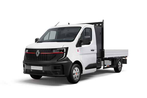 Renault Master E-Tech met open laadbak